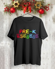 PRE-K TEACHER DESIGN Classic T-Shirt lifestyle-holiday-crewneck-front-2