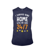 I SURVIVED BEING HOME WITH MY KIDS 247 Sleeveless Tee thumbnail