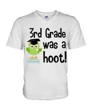 3RD GRADE WAS A HOOT V-Neck T-Shirt tile