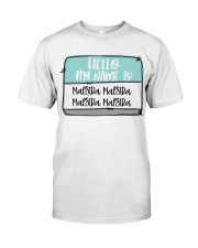 Maestra Classic T-Shirt front