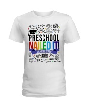 PRESCHOOL NAILED IT Ladies T-Shirt tile