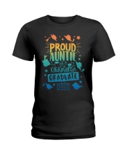 AUNTIE OF KINDERGARTEN Ladies T-Shirt tile