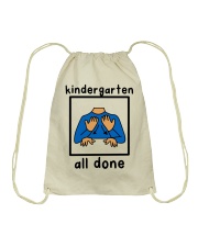 KINDERGARTEN Drawstring Bag tile