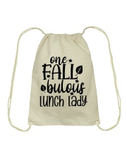 ONE FALLBULOUS LUNCH LADY Drawstring Bag tile