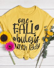 ONE FALLBULOUS LUNCH LADY Classic T-Shirt custom-t-shirts-classic-lifestyle-front-454