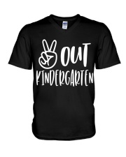 KINDERGARTEN V-Neck T-Shirt tile