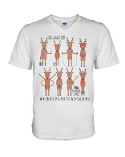 Kindergarten V-Neck T-Shirt tile