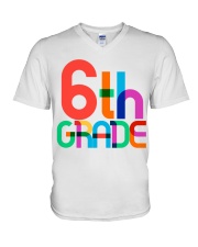 6TH GRADE V-Neck T-Shirt tile