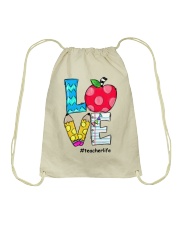 LOVE TEACHER Drawstring Bag thumbnail