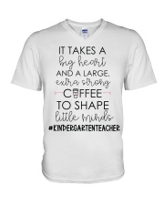 KINDERGARTEN TEACHER V-Neck T-Shirt tile