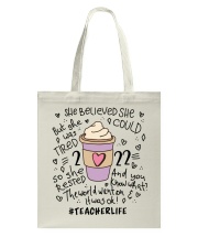 TEACHER LIFE Tote Bag tile