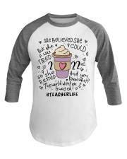 TEACHER LIFE Baseball Tee tile