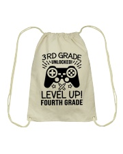 3RD GRADE LEVEL UNLOCKED Drawstring Bag tile