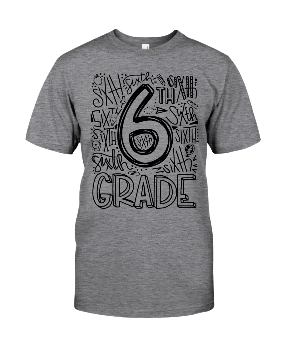 SIXTH GRADE TYPO Classic T-Shirt