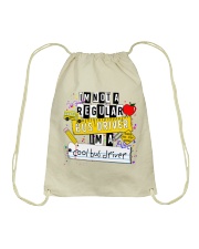 BUS DRIVER Drawstring Bag tile