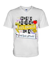 BUS DRIVER V-Neck T-Shirt tile