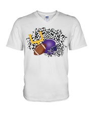 PURPLE V-Neck T-Shirt tile