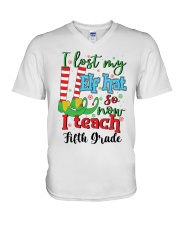 5th Grade V-Neck T-Shirt tile