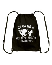4TH GRADE Drawstring Bag tile