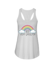 100 Days Brighter Ladies Flowy Tank tile