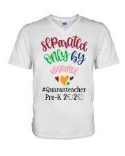 PRE-K QUARANTEACHER V-Neck T-Shirt thumbnail