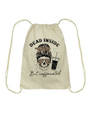 CAFFEINATED Drawstring Bag tile