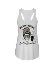 CAFFEINATED Ladies Flowy Tank tile