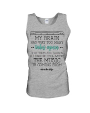 MY BRAIN HAS WAY TOO MANY TABS OPEN Unisex Tank tile