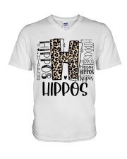 HIPPO V-Neck T-Shirt tile