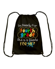 4TH GRADE READY FOR ME Drawstring Bag tile