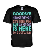 KINDERGARTEN V-Neck T-Shirt tile