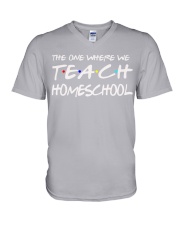WHERE WE TEACH HOMESCHOOL V-Neck T-Shirt thumbnail