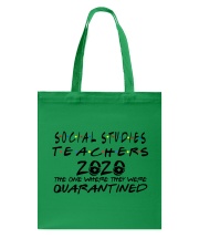 SOCIAL STUDIES 2020 Tote Bag thumbnail