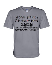 SOCIAL STUDIES 2020 V-Neck T-Shirt thumbnail