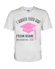 4TH GRADE V-Neck T-Shirt tile