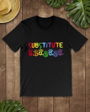 SUBSTITUTE TEACHER DESIGN Classic T-Shirt lifestyle-mens-crewneck-front-18