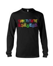 SUBSTITUTE TEACHER DESIGN Long Sleeve Tee thumbnail