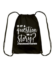 PRESCHOOL TEACHER Drawstring Bag tile