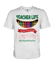 2ND GRADE V-Neck T-Shirt tile