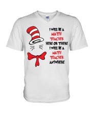 BE A MATH TEACHER V-Neck T-Shirt thumbnail