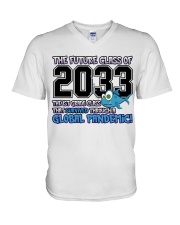 1ST GRADE V-Neck T-Shirt tile