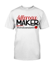 SCHOOL COUNSELOR LIFE Classic T-Shirt front
