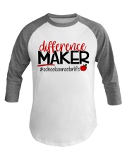 SCHOOL COUNSELOR LIFE Baseball Tee thumbnail