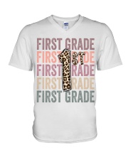 1ST GRADE V-Neck T-Shirt tile