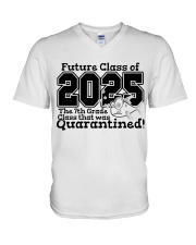 7TH GRADE FUTURE CLASS OF 2025 V-Neck T-Shirt tile