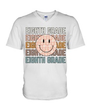 8TH GRADE V-Neck T-Shirt tile