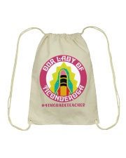 4TH GRADE TEACHER Drawstring Bag tile