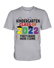KINDERGARTEN V-Neck T-Shirt tile