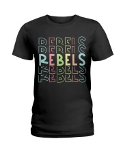 REBEL RAINBOW Ladies T-Shirt thumbnail