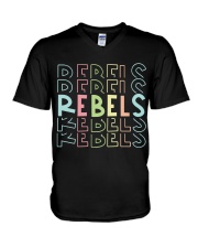 REBEL RAINBOW V-Neck T-Shirt thumbnail